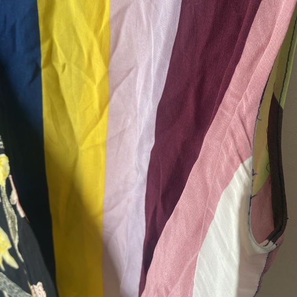 (A10) Diane von Furstenberg Sedona Sleeveless Tie-Front Silk Top Size M, GUC - Picture 8 of 12